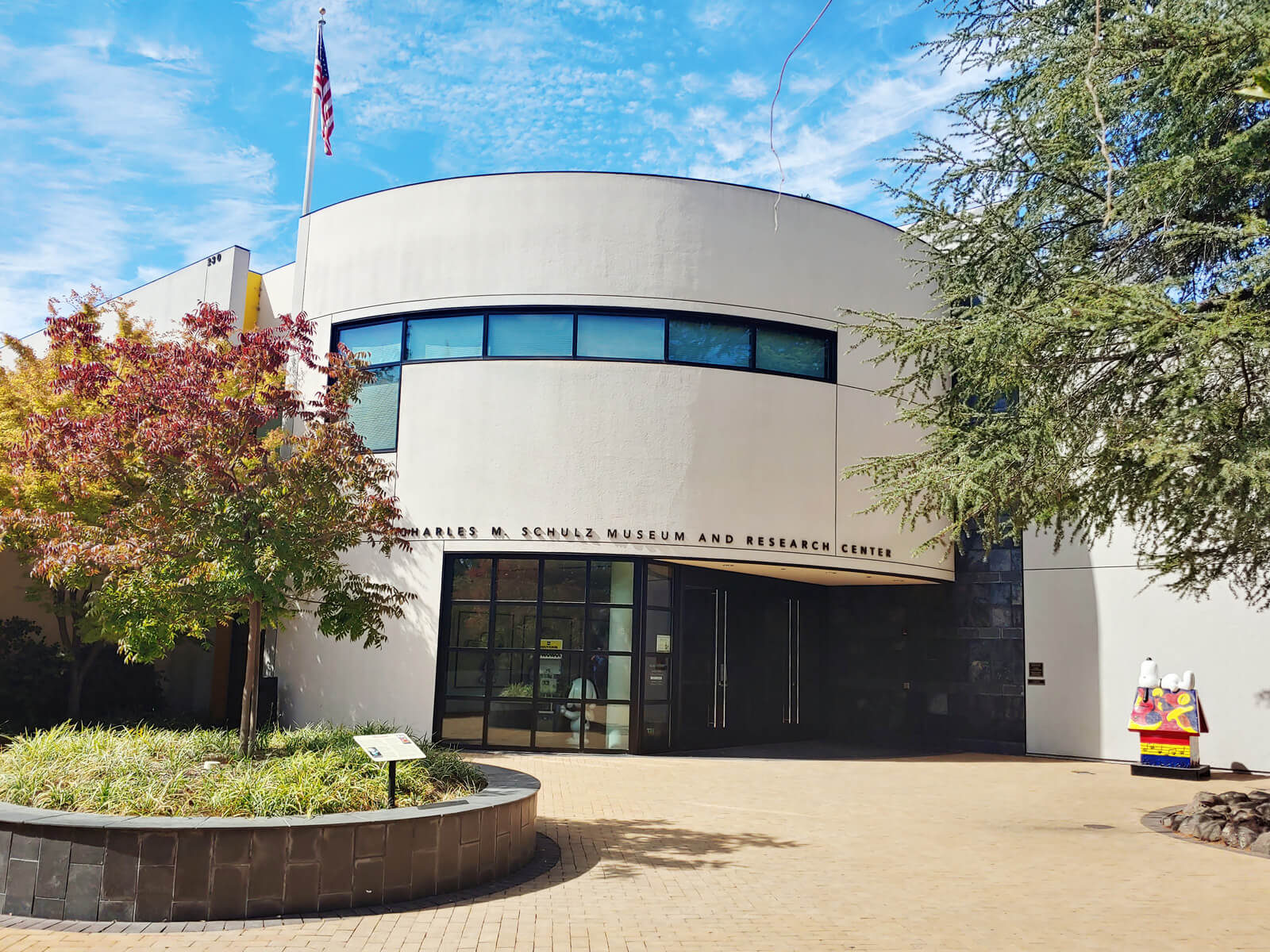 Charles M. Schulz Museum and Research Center entrance