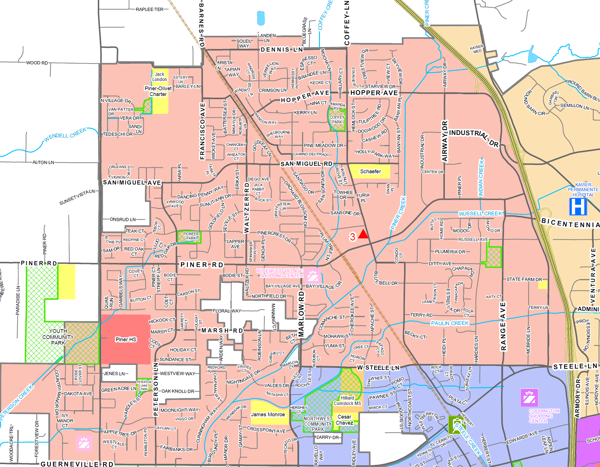 Santa Rosa City Council District 6 map